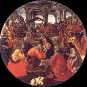 Domenico Ghirlandaio The adoration of the Konige oil painting
